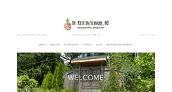 Desktop Screenshot of drkristinschnurr.com