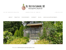Tablet Screenshot of drkristinschnurr.com
